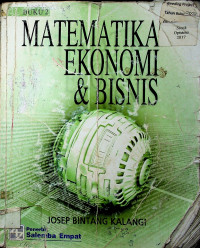 MATEMATIKA EKONOMI & BISNIS (BUKU 2)