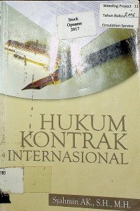 HUKUM KONTRAK INTERNASIONAL