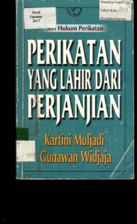 Seri Hukum Perikatan: PERIKATAN YANG LAHIR DARI PERJANJIAN