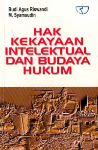 HAK KEKAYAAN INTELEKTUAL DAN BUDAYA HUKUM