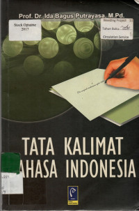 TATA KALIMAT BAHASA INDONESIA