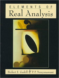 ELEMENTS OF Real Analysis