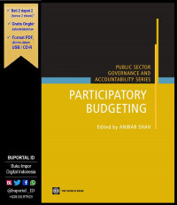 PUBLIC SECTOR GOVERNANCE AND ACCOUNTABILITY SERIES : PARTICIPATORY BUDGETING