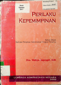 PERILAKU KEPEMIMPINAN