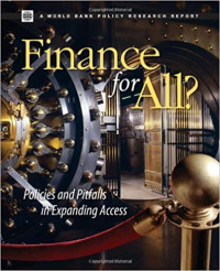 Finance for All ? : Policies and Pitfalls In Expanding Access