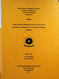 STUDI TERHADAP KEBIJAKAN PENYUSUNAN LAPORAN KEUANGAN KONSOLIDASI PADA PT. PUPUK SRIWIDJAJA (PERSERO)