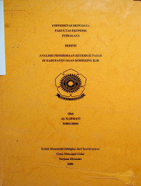 PENGARUH PERDAGANGAN INTERNASIONAL DAN INVESTASI ASING LANGSUNG TERHADAP PERTUMBUHAN EKONOMI DI INDONESIA (1996-2005)