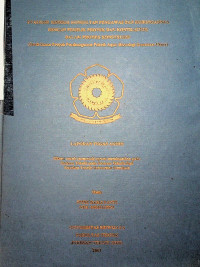 EVALUASI KINERJA KONSULTAN PENGAWAS DAN HUBUNGANNYA DENGAN PEMILIK PROYEK DAN KONTRAKTOR DALAM PROYEK KONSTRUKSI (STUDI KASUS PROYEK PEMBANGUNAN PABRIK AQUA BERASTAGI SUMATERA UTARA)