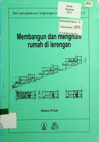 Membangun dan menghuni rumah di lereng