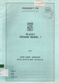 DI-22A1 : DESAIN MEBEL I