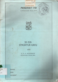 SI-326 : STRUKTUR KAYU