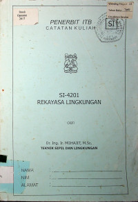 SI-4201 : REKAYASA LINGKUNGAN