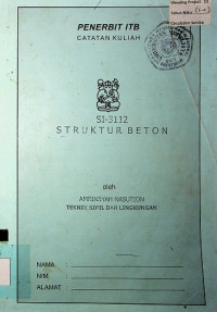 SI - 3112 STRUKTUR BETON