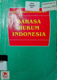 BAHASA HUKUM INDONESIA