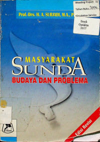 MASYARAKAT SUNDA BUDAYA DAN PROBLEMA