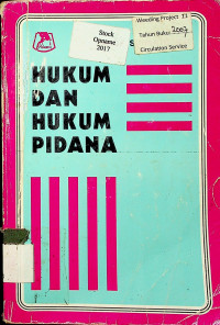 HUKUM DAN HUKUM PIDANA