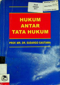 HUKUM ANTAR TATA HUKUM