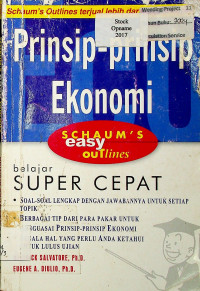 Schaum's Easy Outlines Prinsip-Prinsip Ekonomi