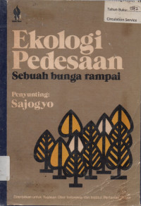 Ekologi Pedesaan: Sebuah bunga rampai