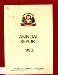 ANNUAL REPORT 1990