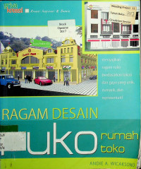 RAGAM DESAIN : ruko rumah toko