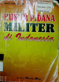 HUKUM PIDANA MILITER di Indonesia