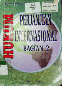 HUKUM PERJANJIAN INTERNASIONAL, BAGIAN 2