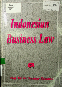 INDONESIAN BUSINESS LAW