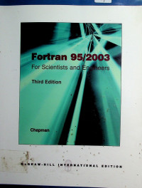 Fortran 95/2003 for Scientists and Engineers Third Edition