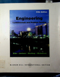 Engineering: Fundamentals and Problem Solving, Fifth Edition