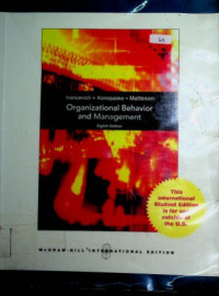 Organizational Behavior and Management, Eighth Edition