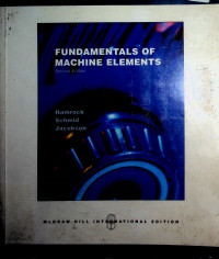 Fundamentals of Machine Elements