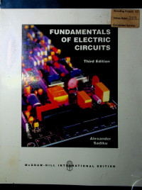 FUNDAMENTALS OF ELECTRIC CIRCUITS, Third Edition