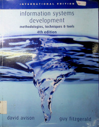 information system development: methodologies, techniques & tools, 4th edition