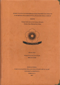 PEMBUATAN DAN KARAKTERISASI SOLID POLYMER ELECTROLYTE PVdF-HFP/PEO/TiO2/LiBOB UNTUK APLIKASI BATERAI LITHIUM