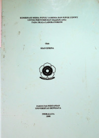 KOMBINASI MEDIA PUPUK YASHIMA DAN PUPUK CONWY UNTUK PERTUMBUHAN Dunaliella salina PADA SKALA LABORATORIUM.