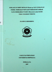  PERLAKUAN BIBIT DENGAN Phoma sp. DAN CENDAWAN STERIL TERHADAP PENYAKIT REBAH KECAMBAH YANG DISEBABKAN OLEH Rhizoctonia solani KUHN. PADA TANAMAN TERUNG