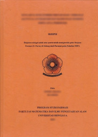 Uji aktivitas antibakteri senyawa aktif daun jambu air nasi-nasi (syzygium zeylanicum) terhadap  escherichia coli dan staphylococcus aureus