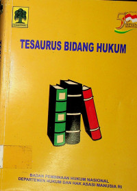 TESAURUS BIDANG HUKUM