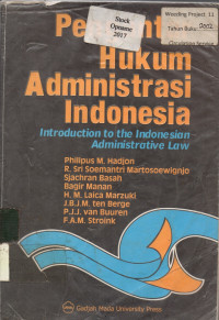 Pengantar Hukum Administrasi Indonesia