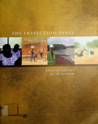 THE INSPECTION PANEL: ANNUAL REPORT, July 1, 2007, to June 30, 2008