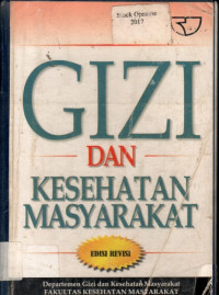 GIZI DAN KESEHATAN MASYARAKAT, EDISI REVISI