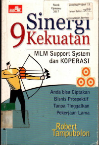 Sinergi 9 Kekuatan : MLM Support System dan KOPERASI