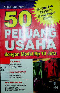 50 PELUANG USAHA : dengan Modal Rp 10 Juta