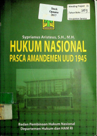 HUKUM NASIONAL PASCA AMANDEMEN UUD 1945