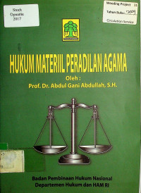 HUKUM MATERIL PERADILAN AGAMA