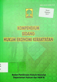 KOMPENDUM BIDANG HUKUM EKONOMI KERAKYATAN