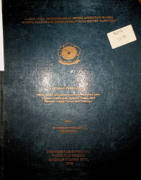 KAJIAN AWAL PENGEMBANGAN SISTEM ANGKUTAN MASSAL DI KOTA PALEMBANG BERDASARKAN DATA SURVEY TAHUN 2006