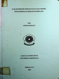 KARAKTERISTIK PINDAH PANAS PADA PROSES PENGGORENGAN KERUPUK KEMPLANG