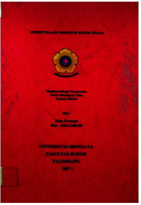 AMNESTI DALAM PERSPEKTIF HUKUM PIDANA